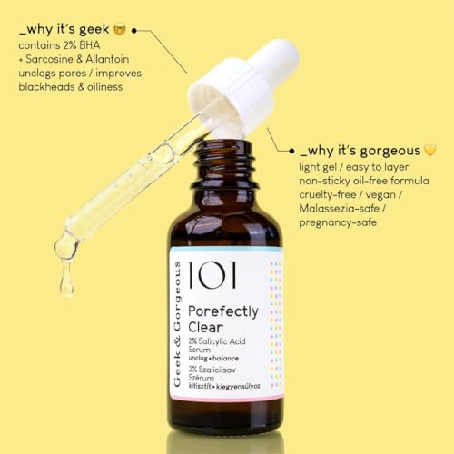 Geek & Gorgeous 101 Porefectly Clear Light Gel Exfoliant with 2% Salicylic Acid