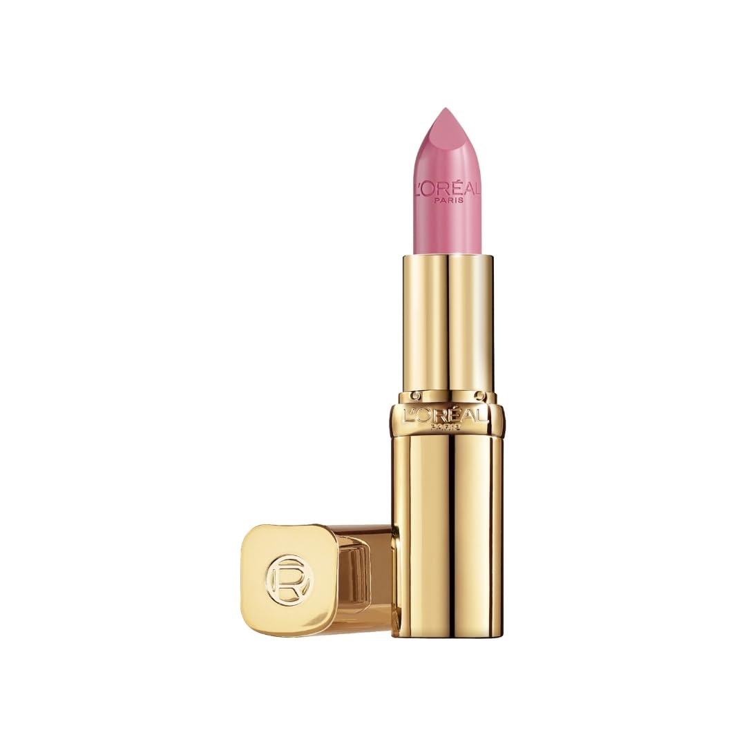 L'Oréal Paris Color Riche Satin Smooth Lipstick, 303 Rose Tendre, Moisturising Pigment Colour