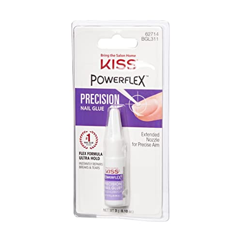 KISS Powerflex Precision Nail Glue for Ultra Hold and Instant Bonding of False Nails 14