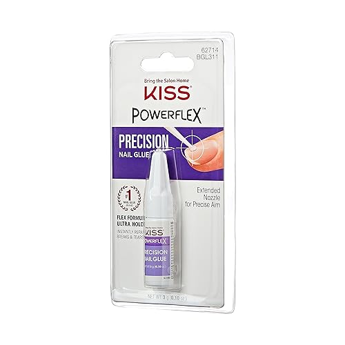 KISS Powerflex Precision Nail Glue for Ultra Hold and Instant Bonding of False Nails 3