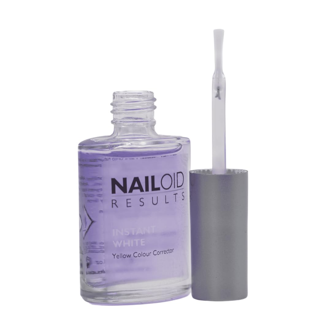 Nailoid Instant White Nail Treatment 12ml - Yellow Colour Corrector with UV Protection 8