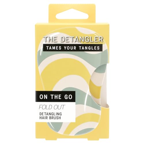 The Detangler On the Go Travel Detangling Hair Brush - Retro Swirl with 288 Pins