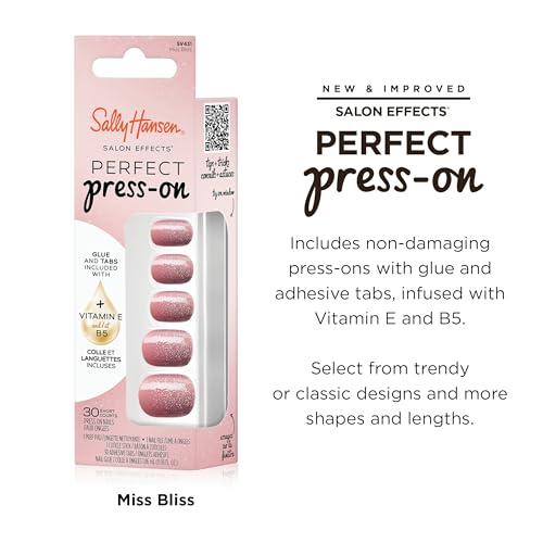 Sally Hansen Salon Effects Perfect Press-On Nails - Miss Bliss for Salon-Quality Manicures 4