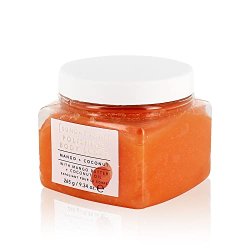 Sunday Rain Polishing Body Scrub with Mango & Coconut for Soft Skin