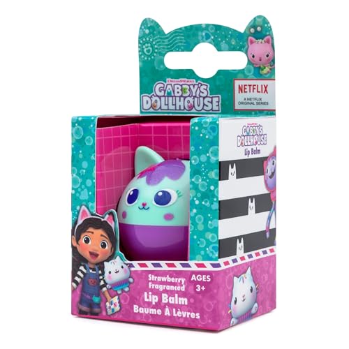 DREAMWORKS GABBY'S DOLLHOUSE 3D Children's Hydrating Lip Balm - Strawberry Scented - 8g 3