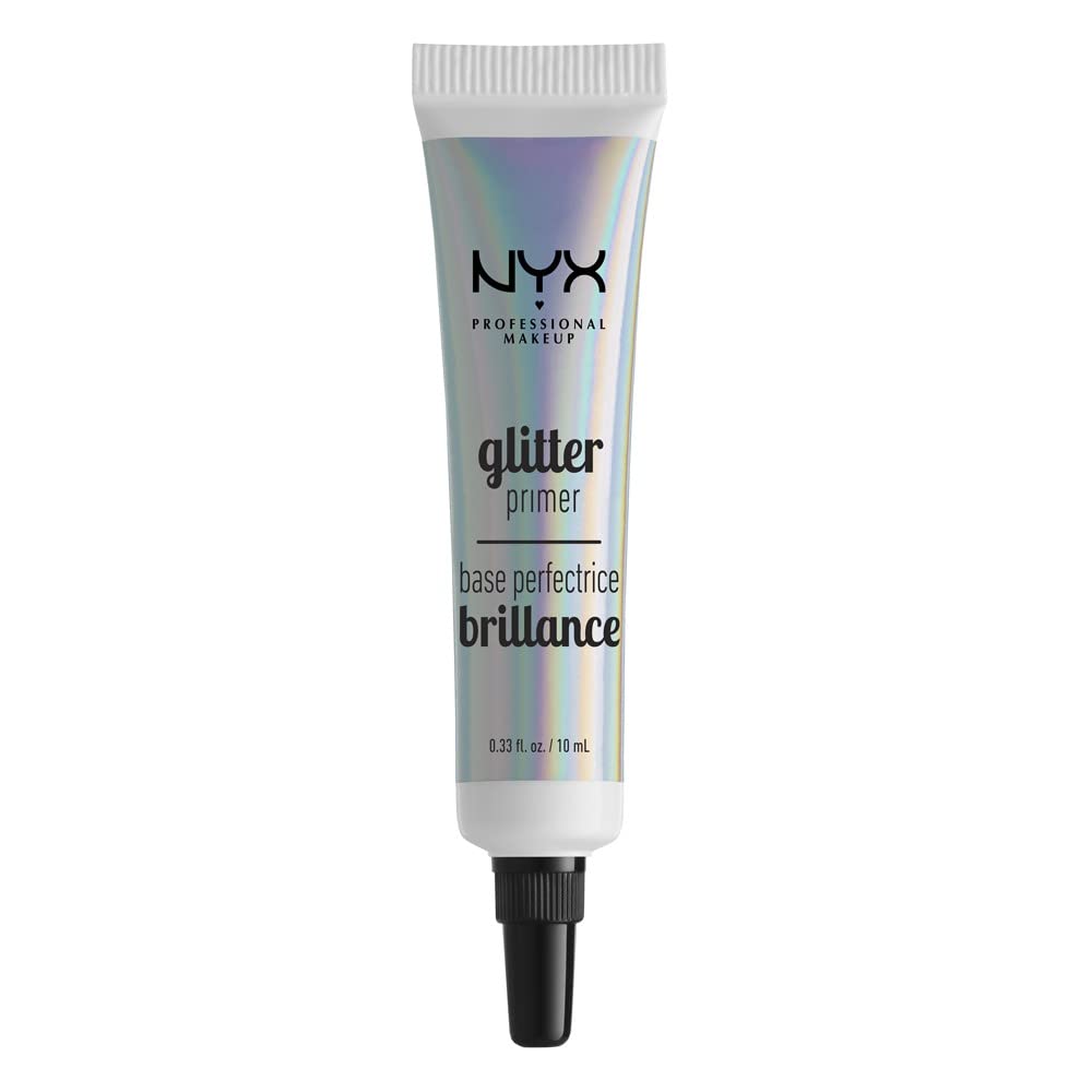 NYX Professional Makeup Glitter Primer Glue Fixing Gel for Loose Glitter, Eyeshadow, and Pigment