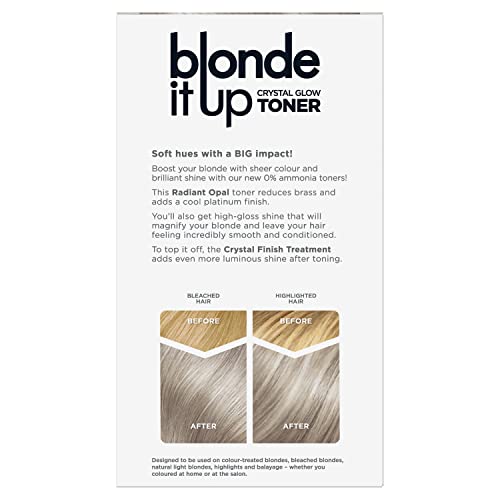 Clairol Blonde It Up Crystal Glow Toner Kit - Radiant Opal for Blonde Hair