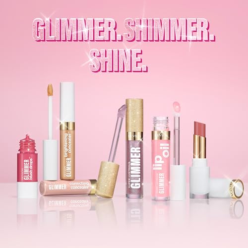 Revlon Super Lustrous Glimmer Lip Oil - Hydrating Gloss with Plant-Based Squalane 12