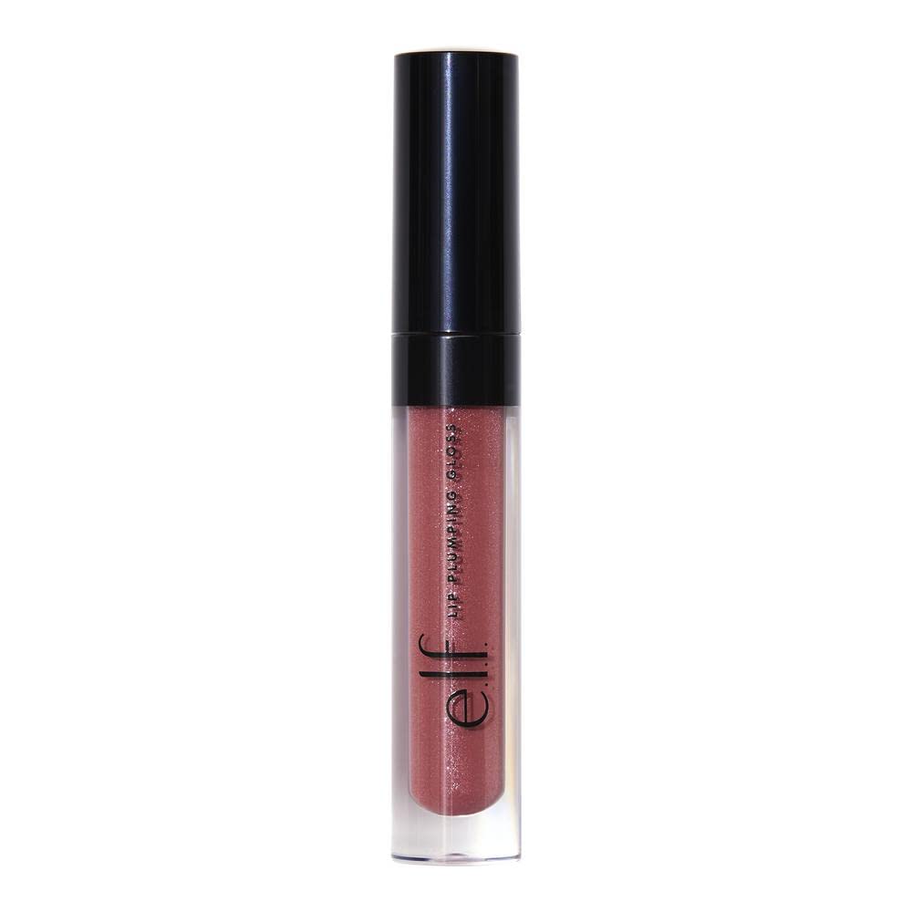 e.l.f. Lip Plumping Gloss in Mauve Lady for Fuller Pout & High-Shine Finish 7