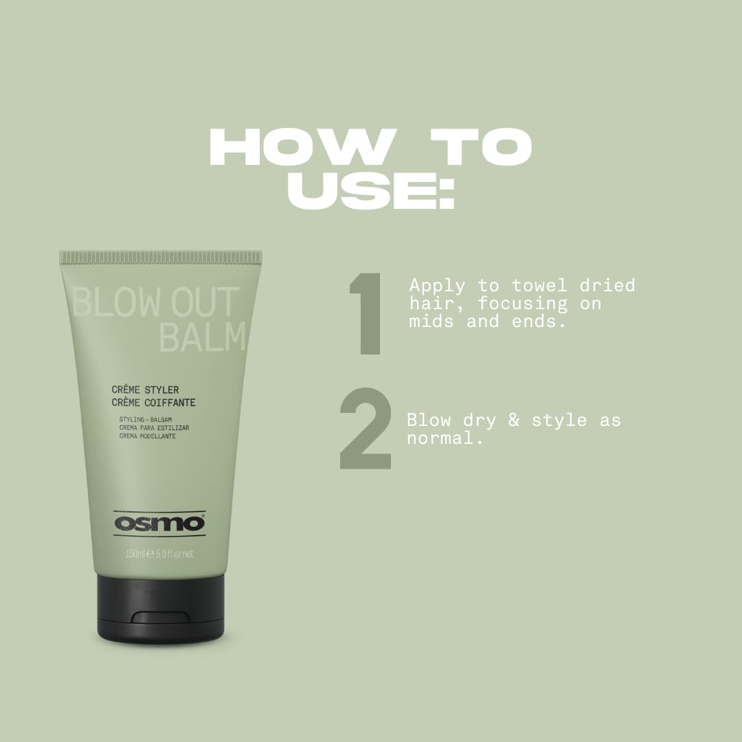 OSMO Blow Out Balm for Body, Volume, and Shine | 90% Natural Ingredients 3