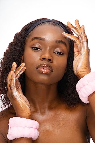 Brushworks Microfibre Wrist Wash Bands - Ultra-Soft & Absorbent (2 Pack) 6