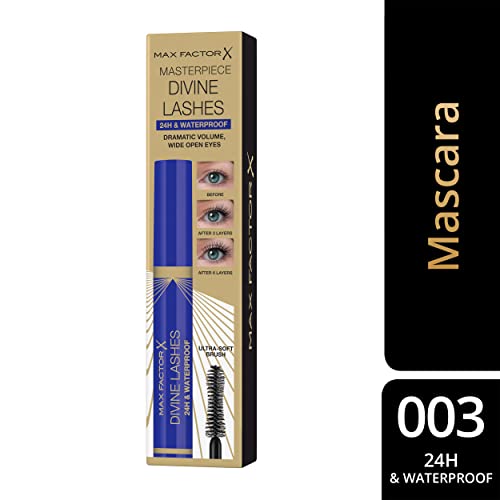 Max Factor Divine Lashes Waterproof Mascara for Soft Volume and Definition 12