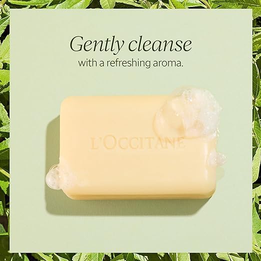 L'OCCITANE Deluxe Shea Butter Verbena Extra Gentle Soap, 250g | Citrus Scent