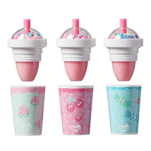 Tinc Sprinkle Shake Lippenbalsam – Köstliche Düfte: Kirsche, Cupcake und Bonbon – Pflegt die Lippen – Geschenkidee – 3er-Packung 3