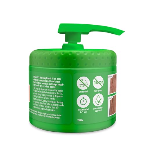 O’Keeffe’s Working Hands Hand Cream 260ml Pumpable Formula for Extreme Dryness 3