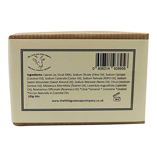 The Little Goat Soap Company Shampoo Bar with Goats Milk and Neem Oil for Eczema Relief 3