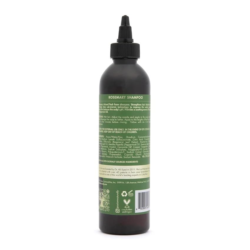 As I Am Rosemary Shampoo for Scalp Care, Hair Growth & Reduced Shedding 8oz 3