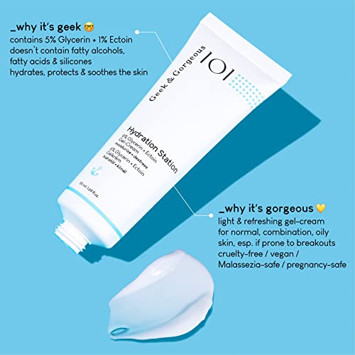 Geek & Gorgeous Hydration Station Lightweight Gel Cream Moisturizer 50 ml