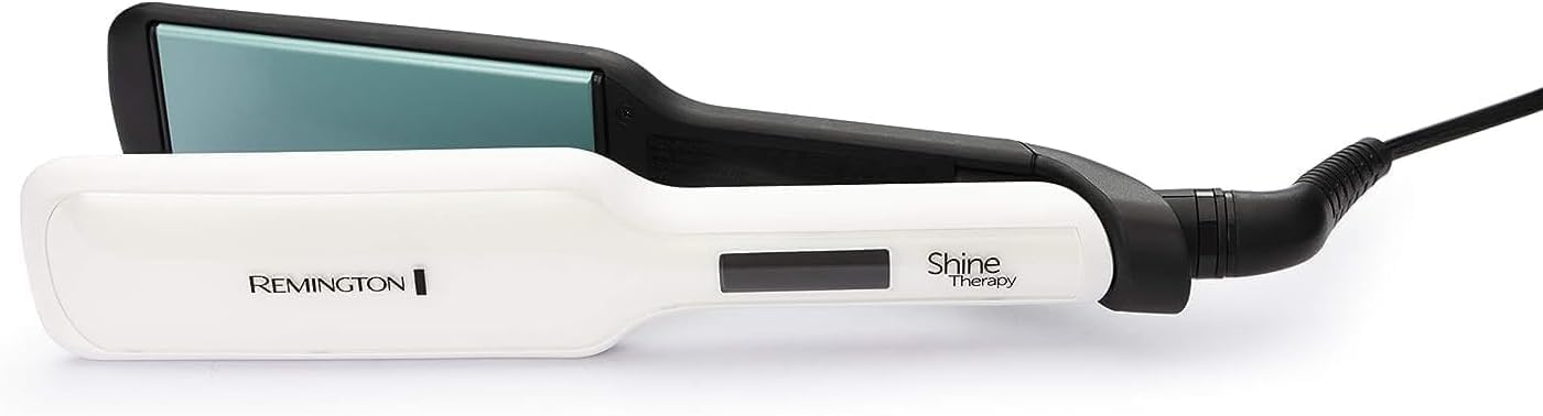 Remington Shine Therapy Wide Plate Hair Straightener S8550 with Argan Oil