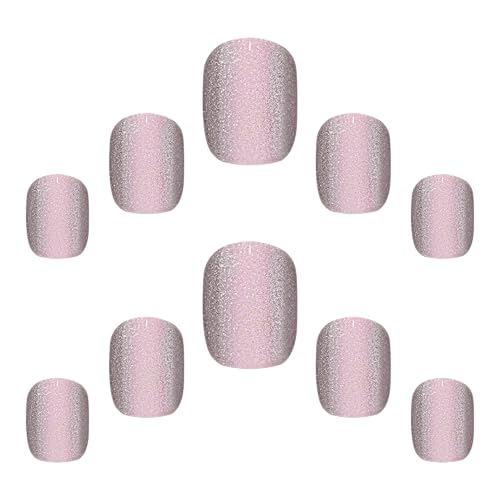 Elegant Touch Fairy Tale Cat Eye Nails - Pixie Dust, Medium Square