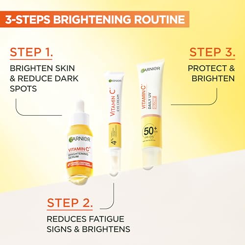 Garnier Vitamin C Eye Cream - Brightening Eye Treatment for Dark Circles (15ml) 13