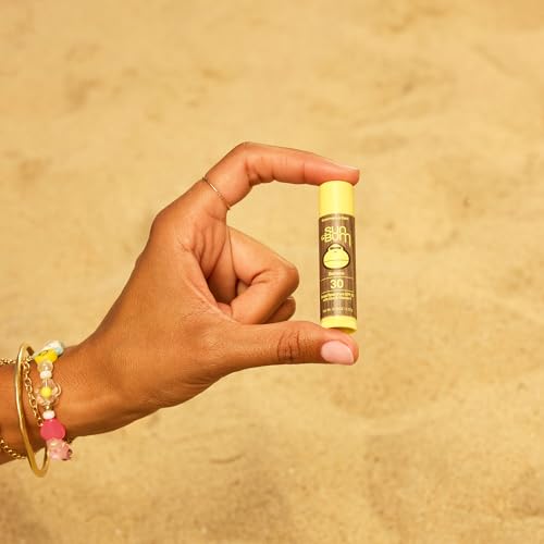 SUN BUM SPF 30 Banana Lip Balm with Aloe & Vitamin E, Broad Spectrum Protection 3