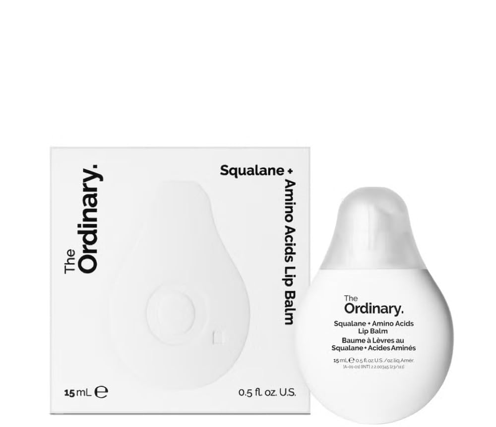 The Ordinary Squalane + Amino Acids Hydrating Lip Balm, für Lippen, Ellbogen, 8