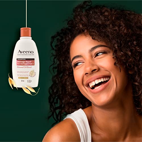 Aveeno Scalp Soothing Haircare Damage Repair Shampoo, Mandelölmischung, mit 12