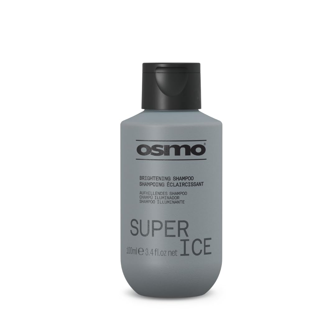 OSMO Super Ice Black Pigment Shampoo for Brightening Blonde Hair | Toning & Neutralizing
