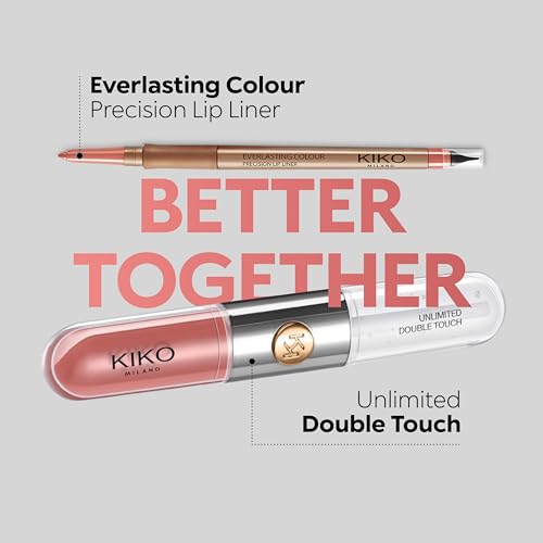 KIKO Milano Unlimited Double Touch Liquid Lipstick - 12 Hour Wear, Bright Finish 10