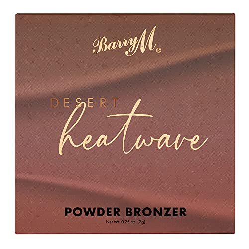 Barry M Cosmetics Heatwave Bronzer Dark (Desert Shade) Enriched with Shea Butter 5