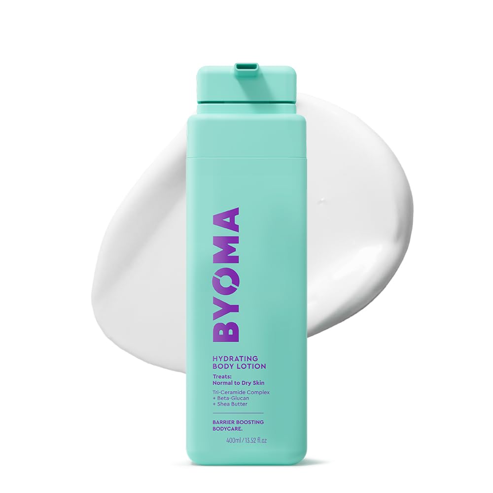BYOMA Hydrating Body Lotion 400ml with Tri-Ceramide Complex for Normal to Dry Skin