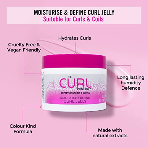 The Curl Company Moisturise & Define Curl Jelly for Hydration and Hold (300ml) 3