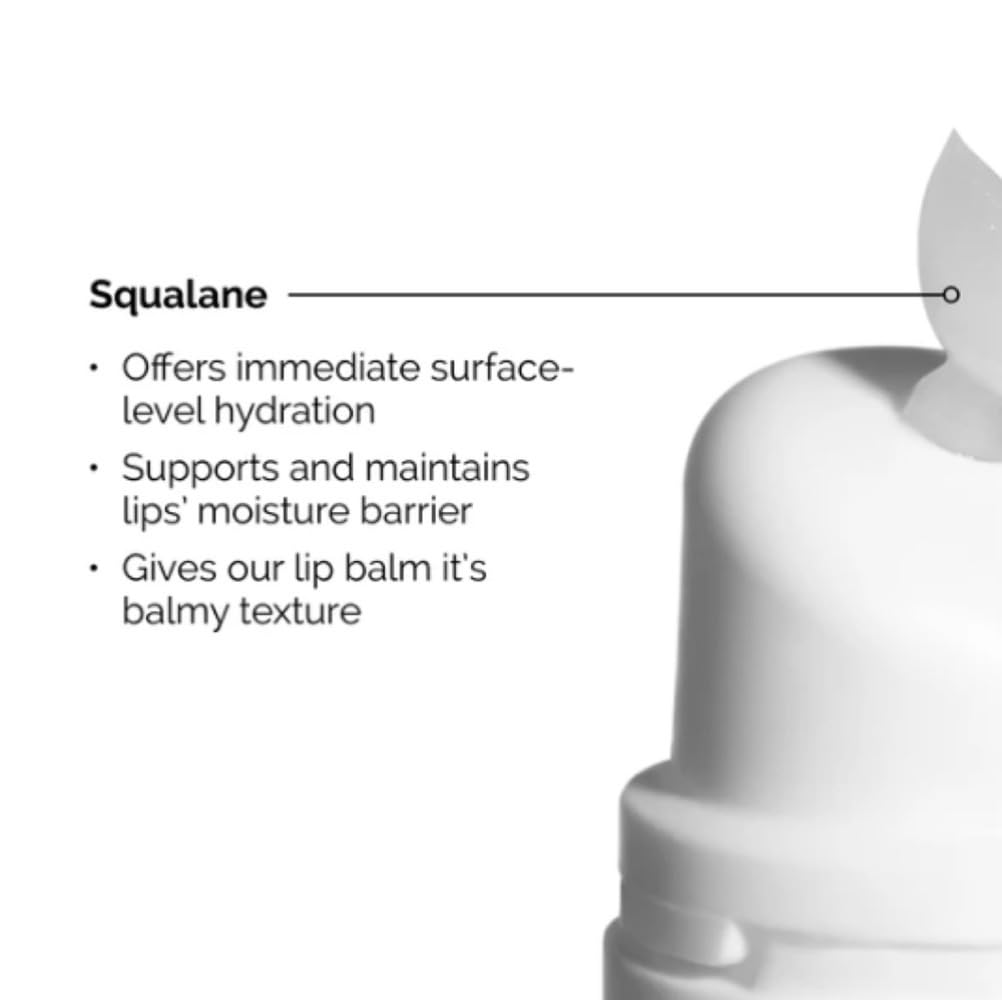 The Ordinary Squalane + Amino Acids Hydrating Lip Balm, für Lippen, Ellbogen, 6