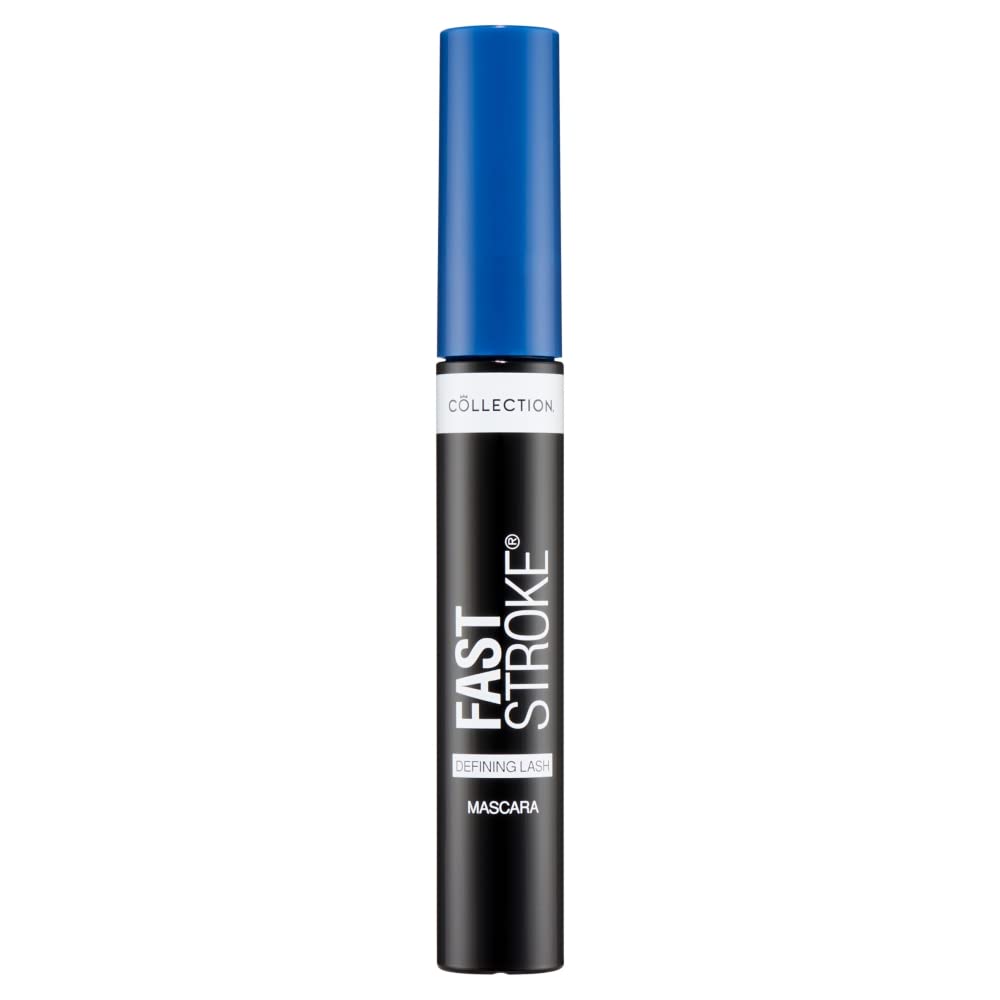 Collection Cosmetics Fast Stroke Defining Lash Mascara, Volumising and Curling, Blue, 9ml