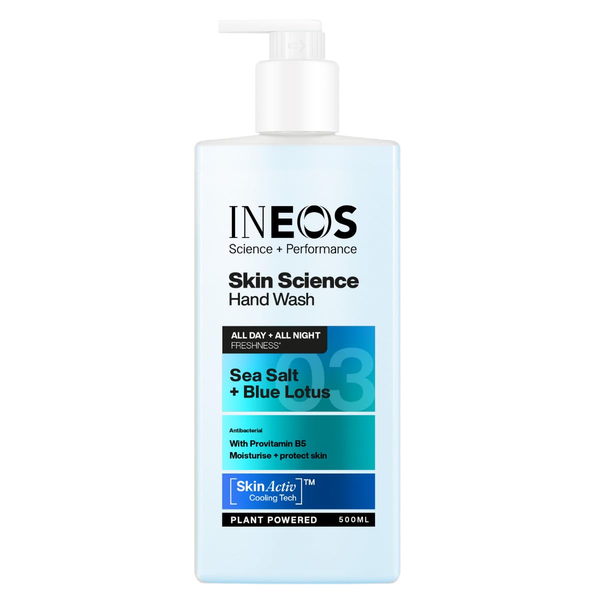 INEOS Skin Science Hand Wash with Provitamin B5 - Sea Salt + Blue Lotus Scent