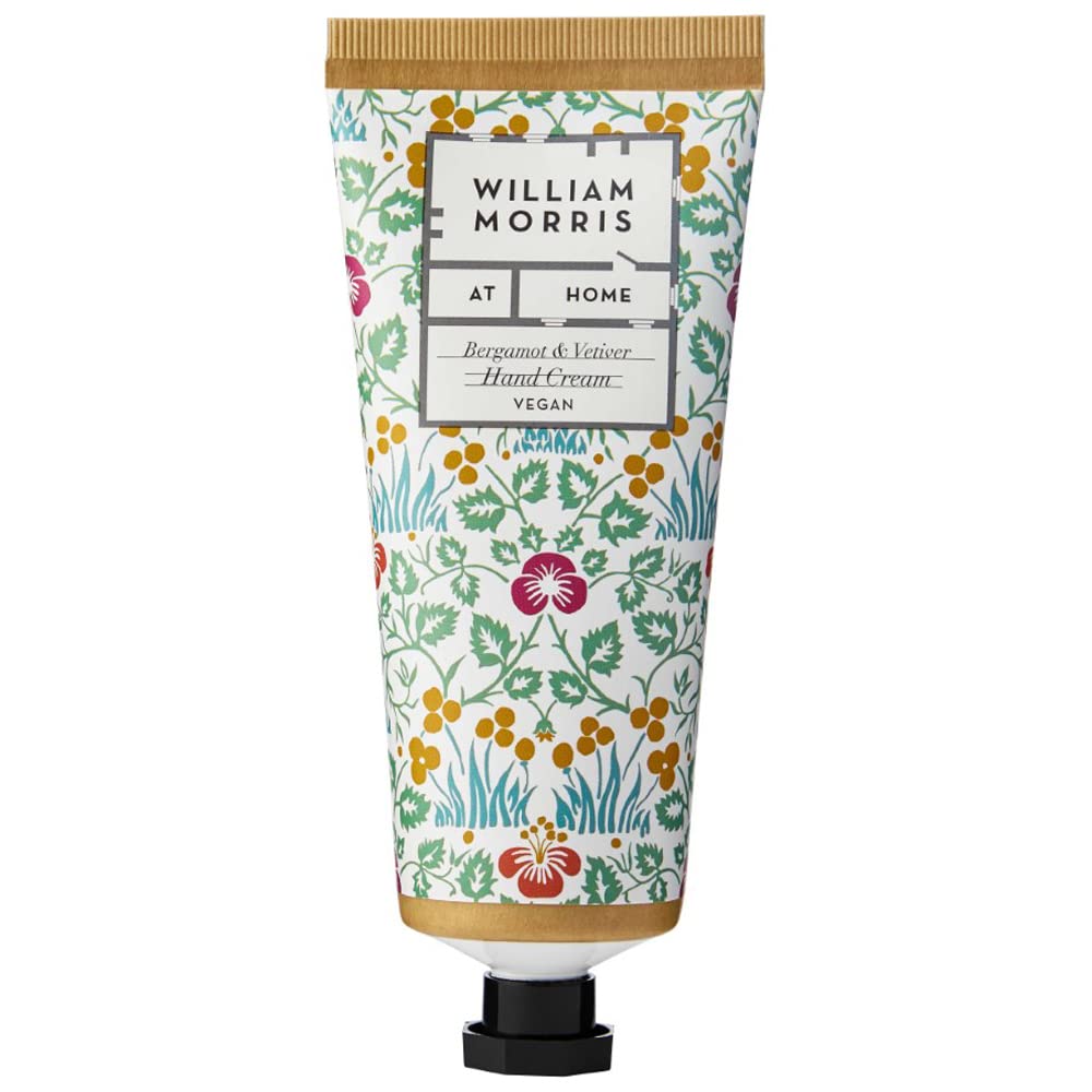 WILLIAM MORRIS AT HOME Hand Cream 100ml with Camelina Sativa Oil, Shea Butter & Vitamin E 3