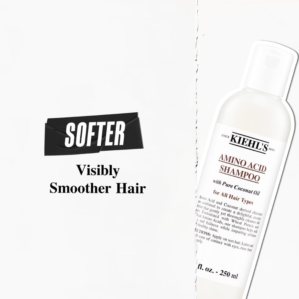 Kiehl's Amino Acid Shampoo with Amino Acids and Coconut Oil for Clarifying Hair 3