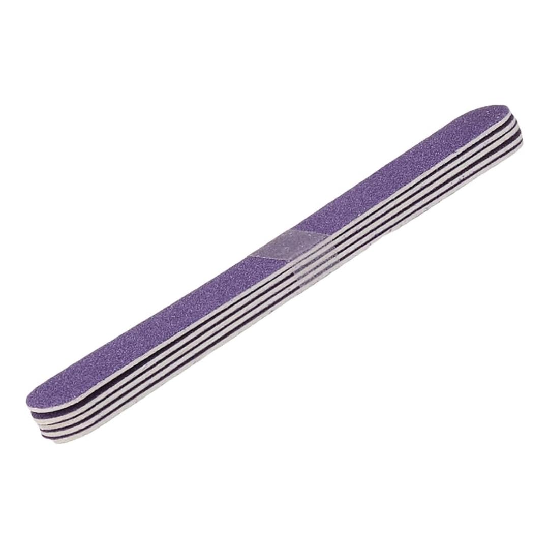 Manicare Pack of 5 Long Lasting Emery Boards - Dual Sided Nail Files 5