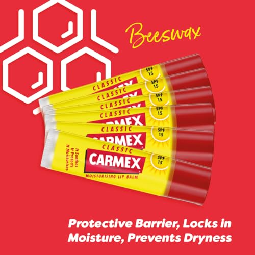 Carmex Classic Lip Balm Stick Set with SPF 15 Sun Protection - 6 Pack 3