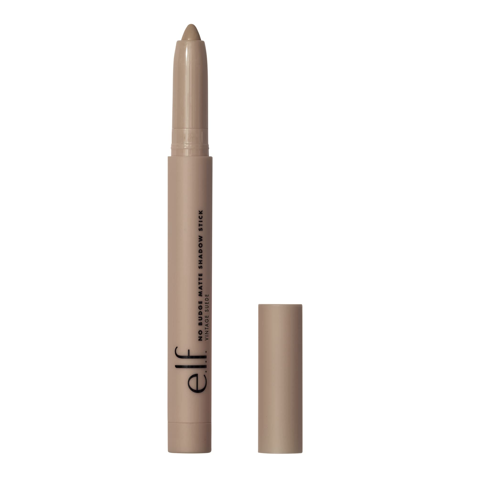 e.l.f. Cosmetics No Budge Matte Eyeshadow Stick in Vintage Suede - Long-Wear Cream