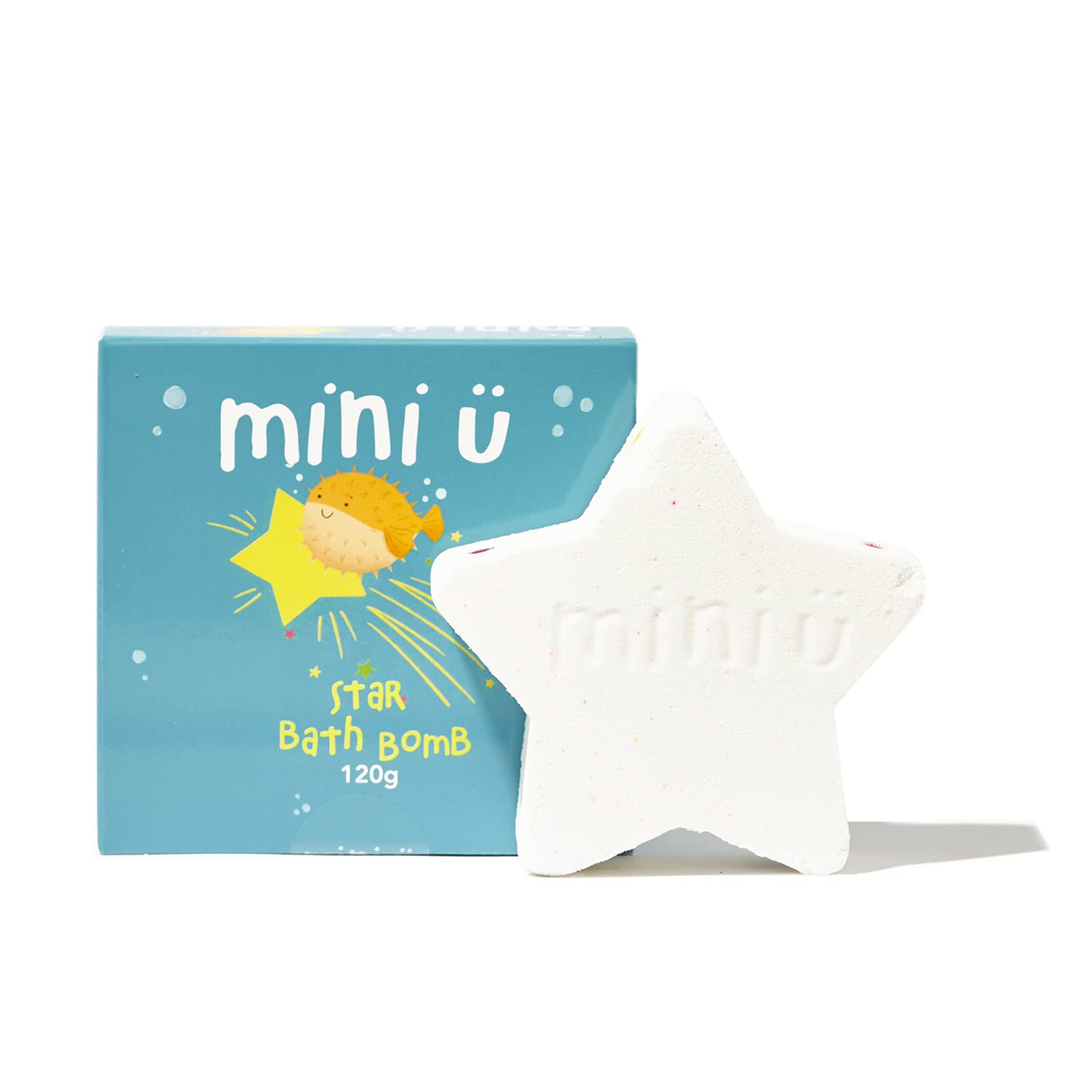 Mini U Star Fizzing Bath Bomb with Moisturising Shea Butter - Vegan & Cruelty Free
