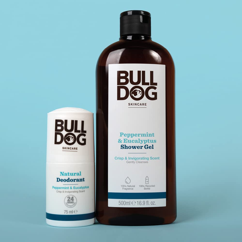 BULLDOG SKINCARE Peppermint and Eucalyptus Roll On Natural Deodorant for 24H Protection 7