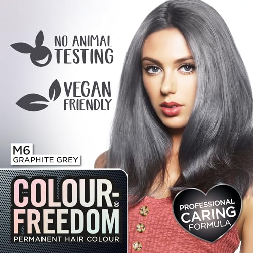 Knight & Wilson Colour Freedom Permanent Hair Dye - Metallic Graphite Grey with PurePlex