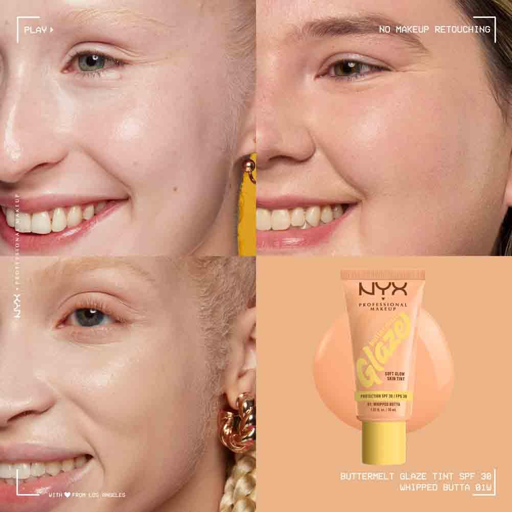NYX Professional Makeup Skin Tint with SPF 30 for Glazed Donut Finish 3