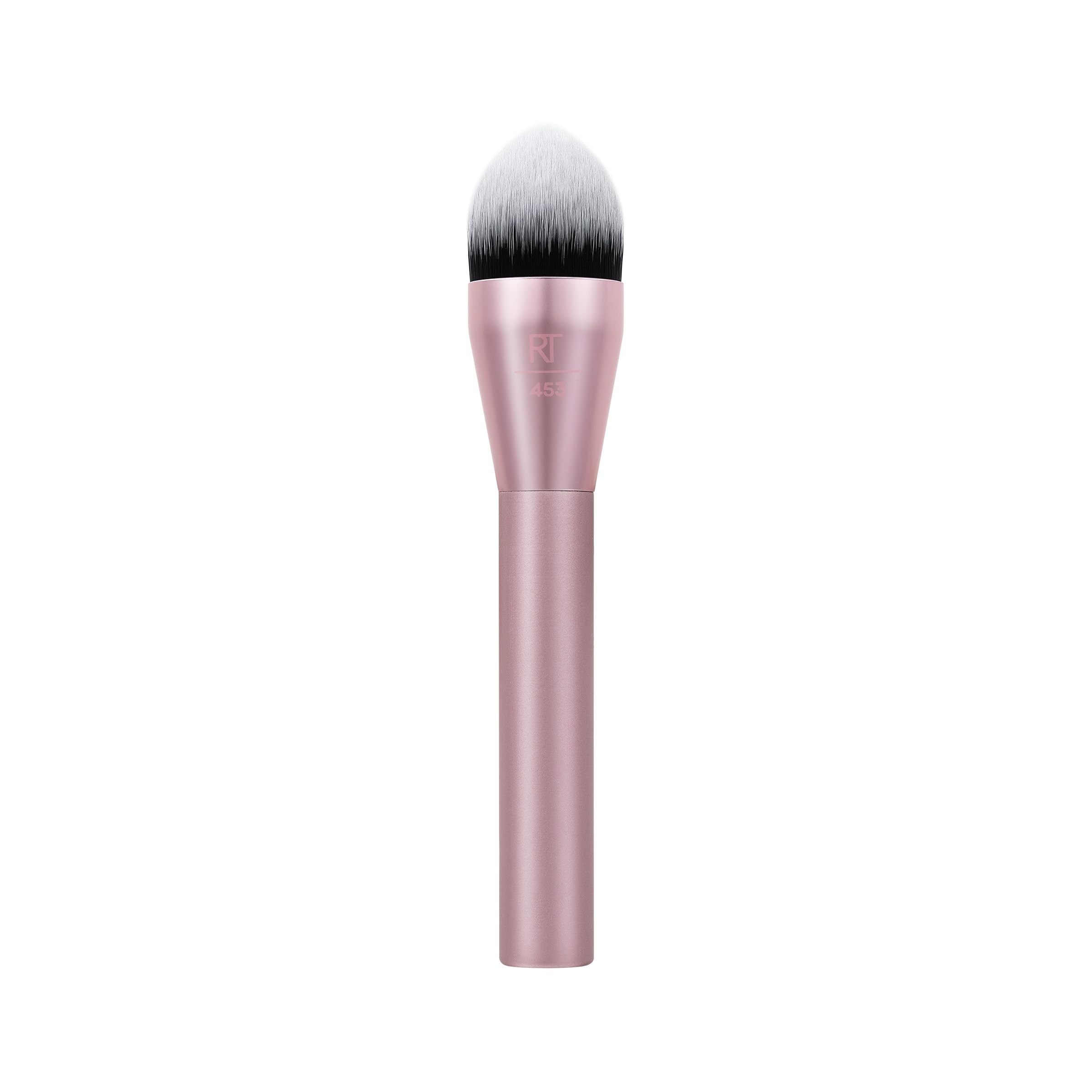 Real Techniques Power Pigment Blush Makeup Brush 453 for Liquid and Cream Blush