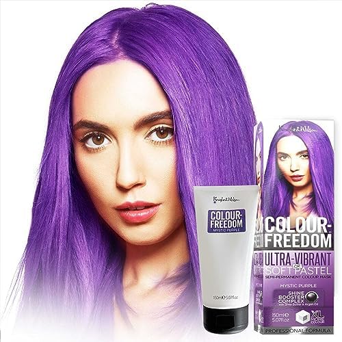 Knight & Wilson Colour-Freedom Mystic Purple Semi-Permanent Hair Colour Mask 150ml - Vegan Friendly
