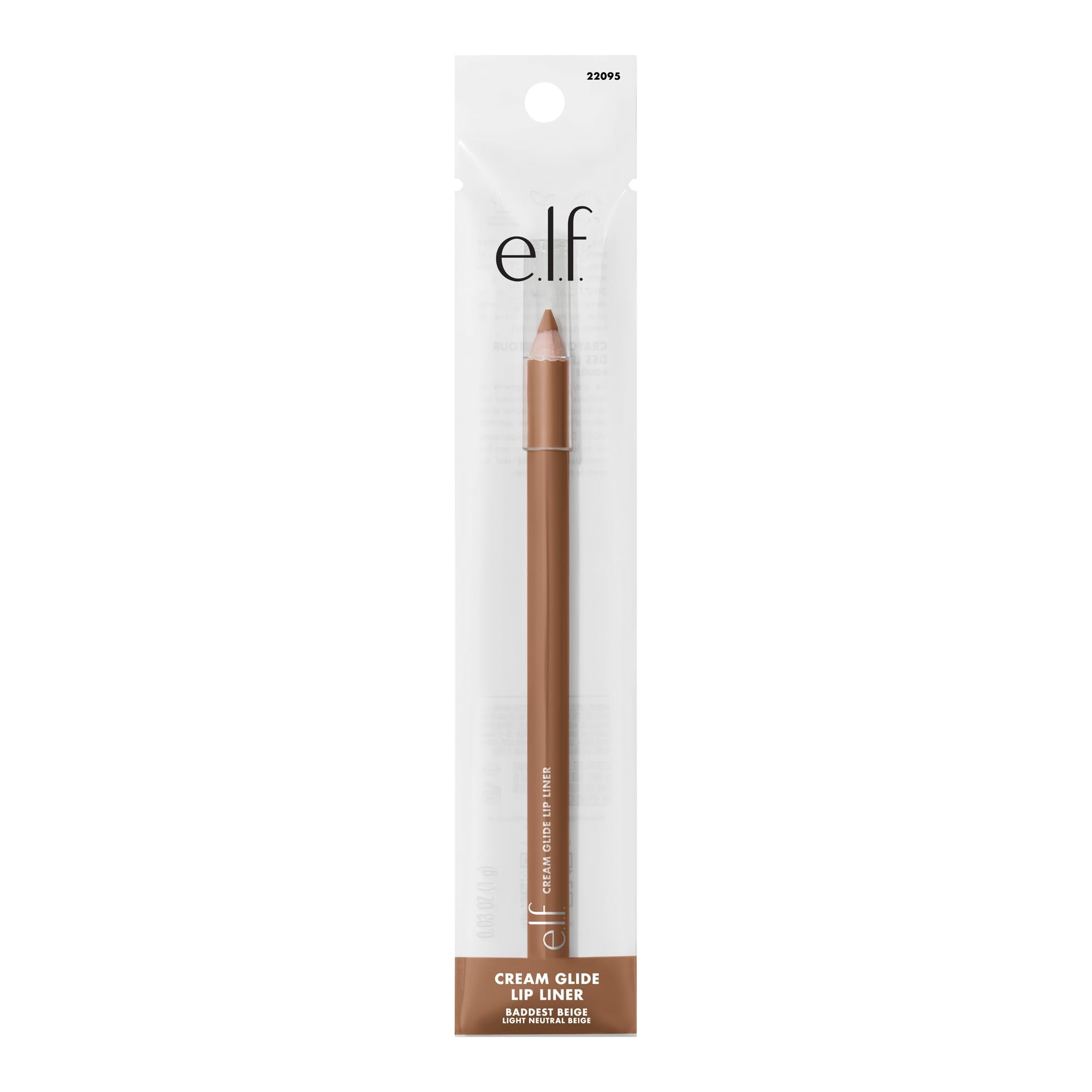 e.l.f. Cream Glide Lip Liner - Baddest Beige for Precise Definition 8