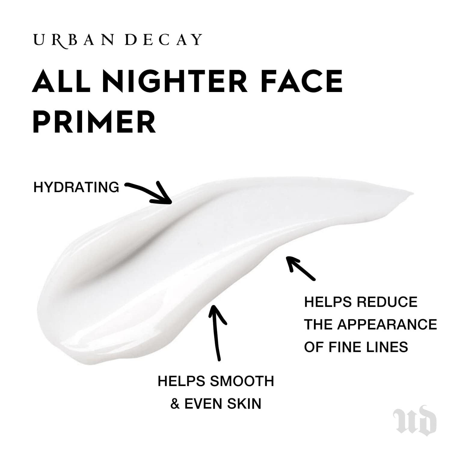 Urban Decay All Nighter Makeup Primer for Face, Long-Lasting Up to 8 Hours