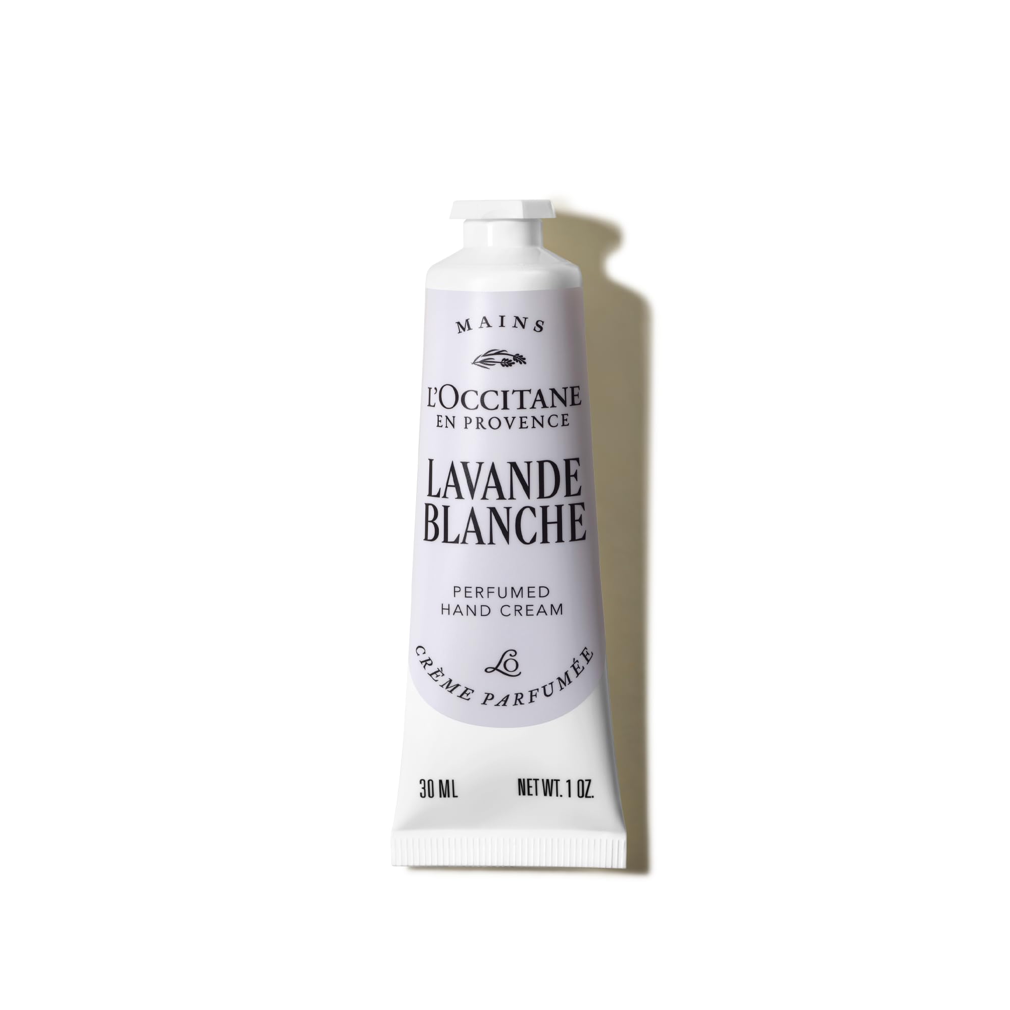 L'OCCITANE Lavande Blanche (White Lavender) Hand Cream 30ml - Soothing & Hydrating